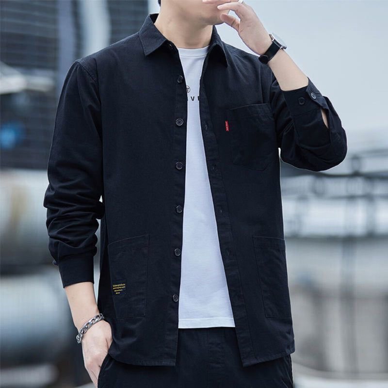 CAMISA-MASCULINA-DE-BOTAO-MODELO-OVERSHIRT-PRETO