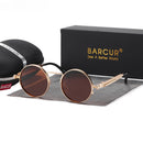 ÓCULOS-DE-SOL-MASCULINO-REDONDO-ARKIN-SUNGLIDE-MARROM