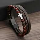 PULSEIRA-MASCULINA-DE-COURO-ARKIN-FIRE-VERMELHA