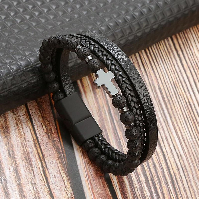 PULSEIRA-MASCULINA-DE-COURO-ARKIN-VERTEX-PEDRAS-VULCANICAS