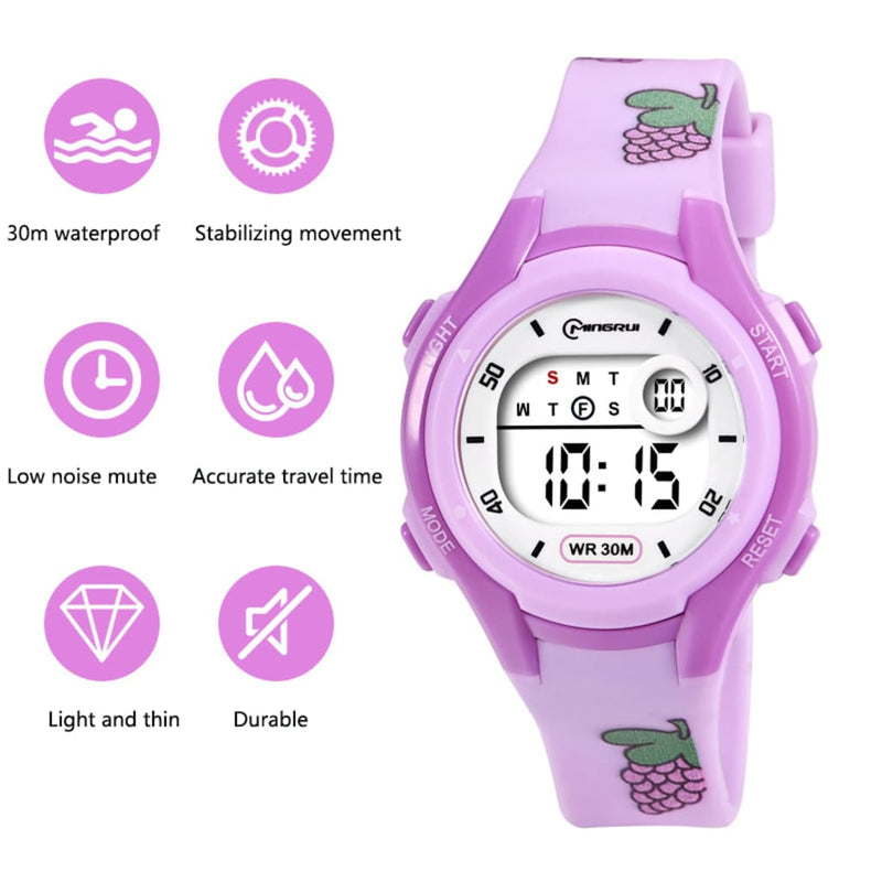 Relógio Infantil Arkin Modelo Neko LILAS