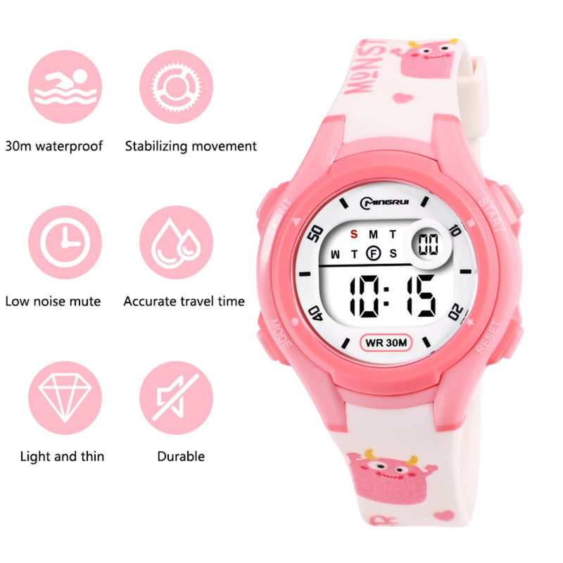 Relógio Infantil Arkin Modelo Neko ROSA