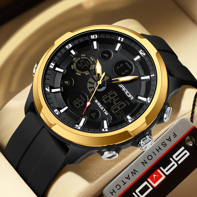 RELOGIO-MASCULINO-ARKIN-REDENTOR-PRETO-DOURADO