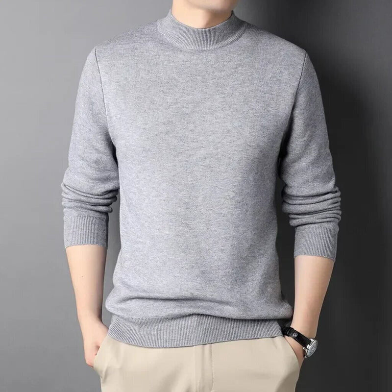 SUETER-MASCULINO-MODELO-SLIM-BASIC-TRICOT-CINZA