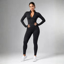 Jaqueta Fitness Feminina slim preta